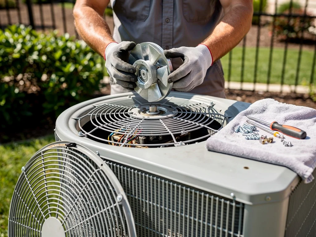 Remplacement du moteur de ventilateur d'un groupe extérieur